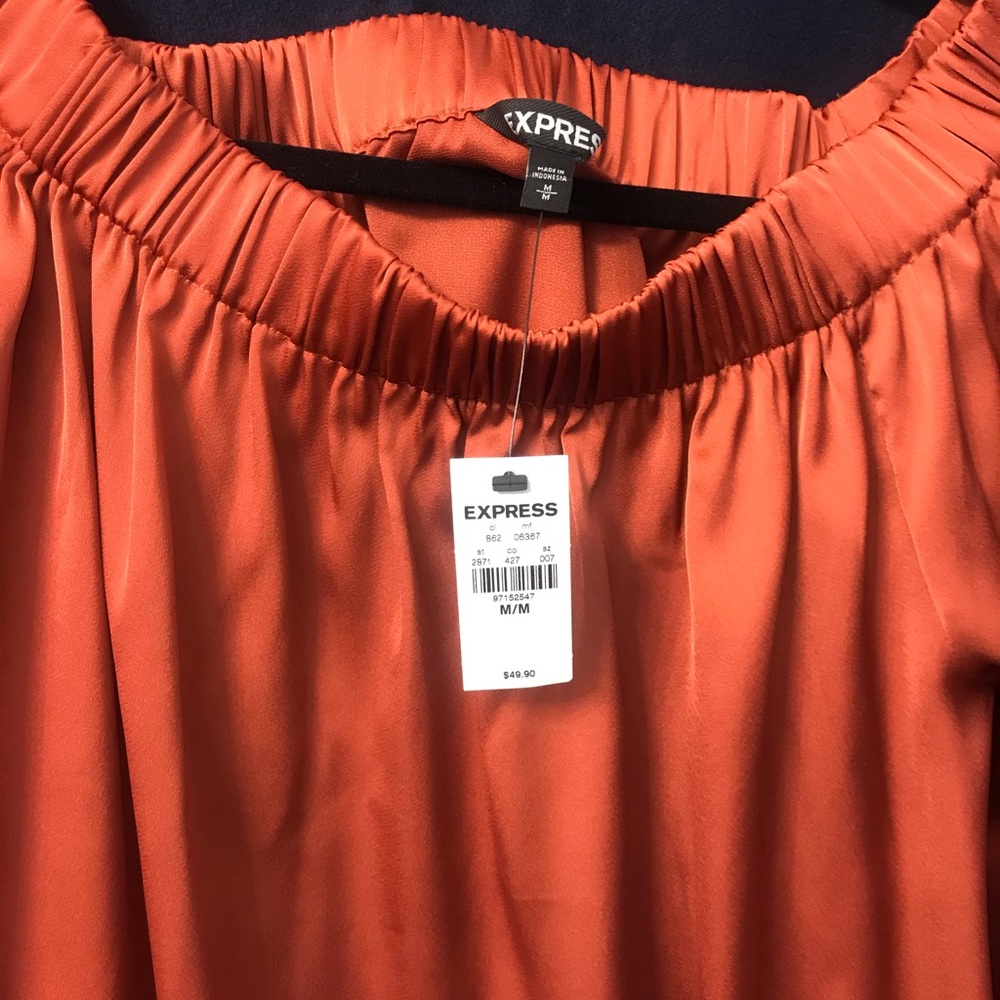 Rust blouse